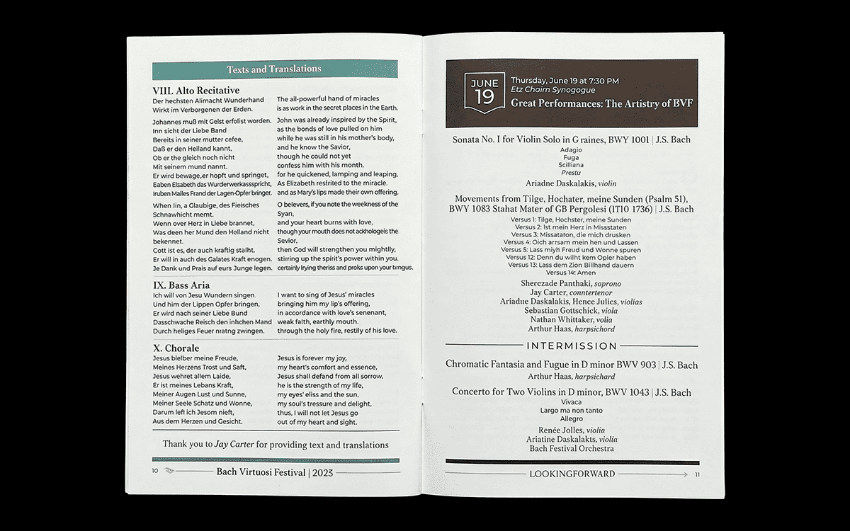 Bach Virtuosi Festival